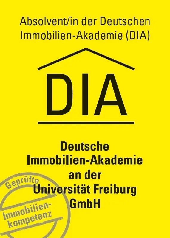 Geprüfte Immobilienkompetenz, Absolvent/in der Deutschen Immobilien-Akademie (DIA)